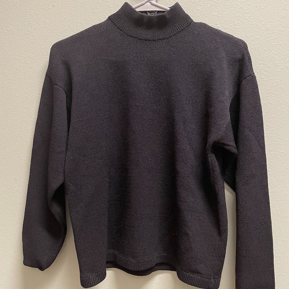 St. John Classic Black Knit Top